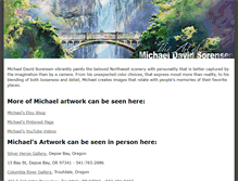 Tablet Screenshot of michaeldavidsorensen.com